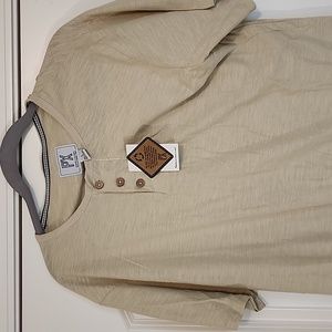 PX Three Button Short Sleeve Henley